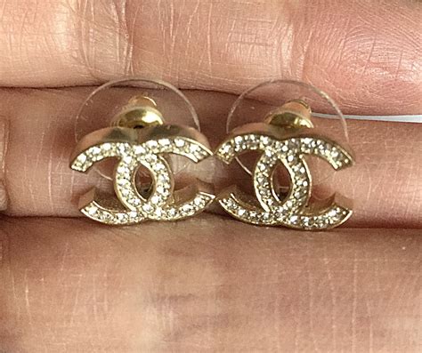 chanel cc crystal earrings price|real coco Chanel earrings price.